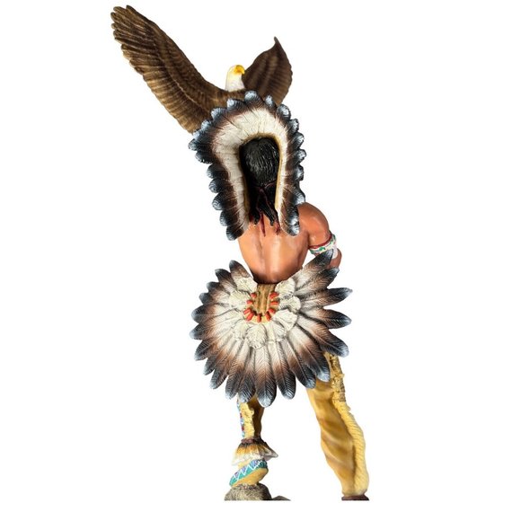 1995 Hamilton Tailsman of Courage Gifts of‎ Antient Spirits Native Eagle FLAW - Picture 7 of 13